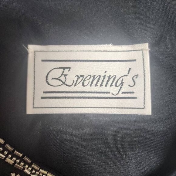 Evening's Black Beaded Jacket (16) - Picture 5 of 5